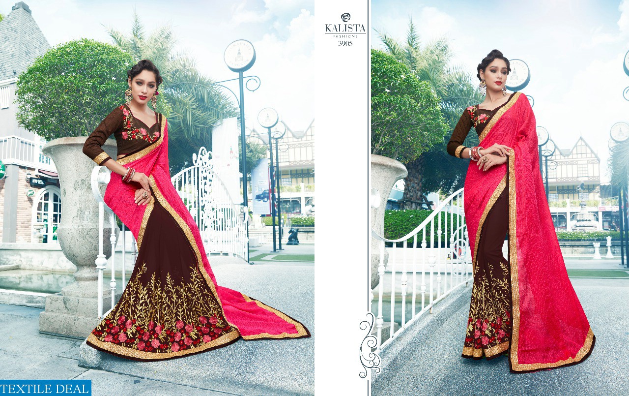 kalista VIP Wholesale party-wear Ethnic Saree